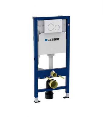 Rezervor incastrat Geberit cu clapeta Delta 20 alb si element fixare General Instal magazin instalatii termice sanitare